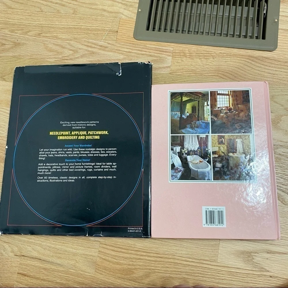 Needlecraft Hardcover Book Lot Bundle Coffee Table
